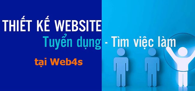 Thiết kế web việc làm tuyển dụng